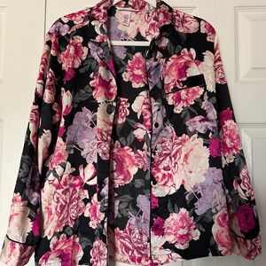 Victoria's Secret Satin Floral Pajama Set